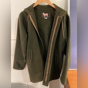 Vintage 60s Woolrich Hooded Wool Jacket Mens M